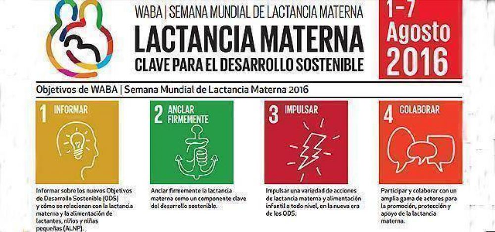 En la Semana de la Lactancia Materna, destacan sus bondades