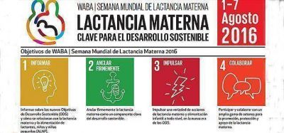 En la Semana de la Lactancia Materna, destacan sus bondades
