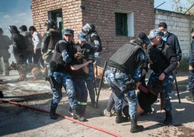 Tenso desalojo de manifestantes en Higiene Urbana municipal