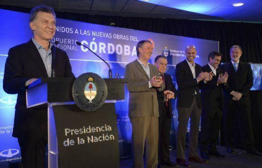 El presidente Macri inaugur obras en el Aeropuerto Crdoba