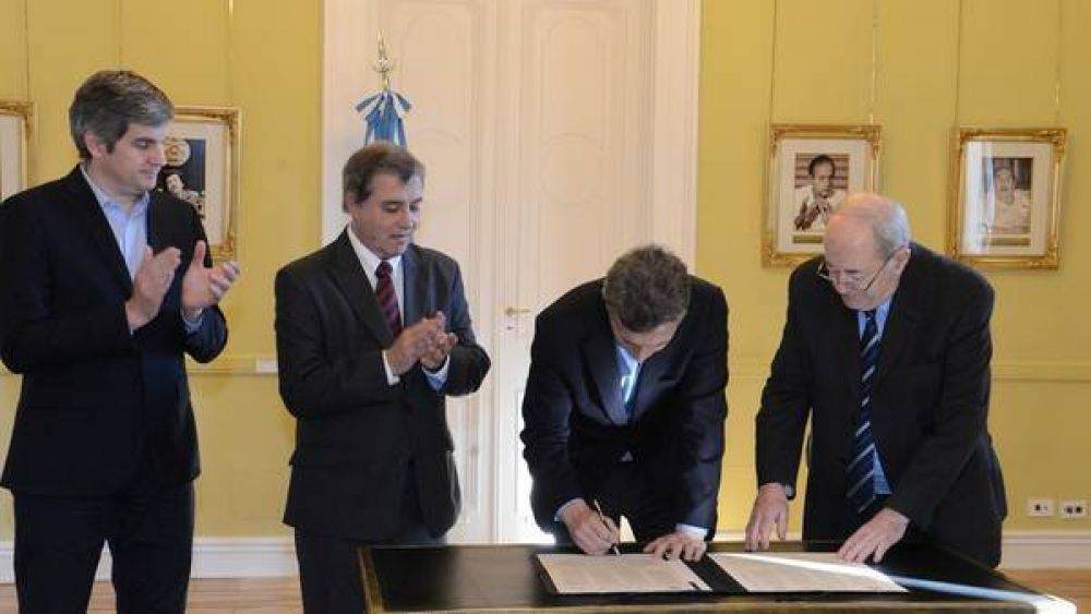 Macri firm una Declaracin sobre libre expresin y libertad de prensa