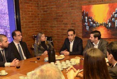 Tagliaferro se reuni� con los representantes del Poder Judicial