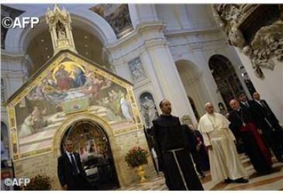 Los franciscanos esperan con alegr�a al Papa Francisco para compartir la Misericordia
