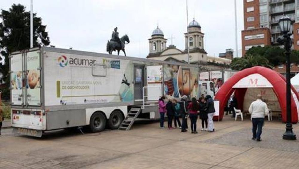 Hasta el viernes, operativo de salud en la Plaza San Mart�n