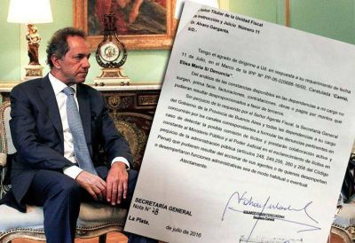 Daniel Scioli se defendi� ante la Fiscal�a por la denuncia de Carri�