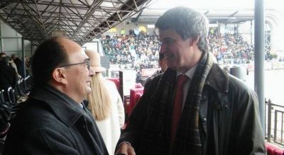 El Intendente Salom�n dialog� con el Ministro de Econom�a y Finanzas de la Naci�n Alfonso Pat-Gay