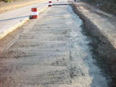 Obras para un nuevo tramo de la Autopista de las Serran�as Puntanas
