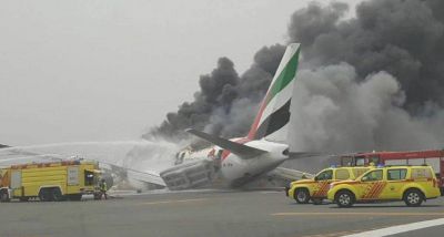 Emergencia en Dubai: evacuaron a 275 pasajeros tras una explosi�n en un avi�n de Emirates