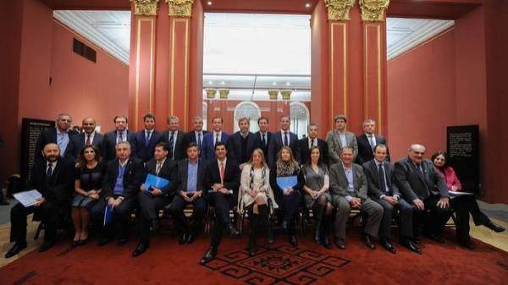 Gobernadores patagnicos asistieron a la rosada