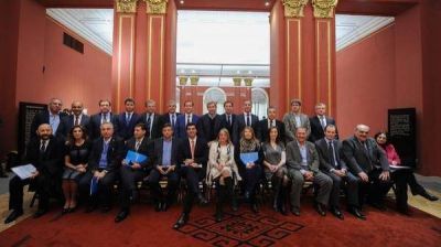 Gobernadores patag�nicos asistieron a la rosada