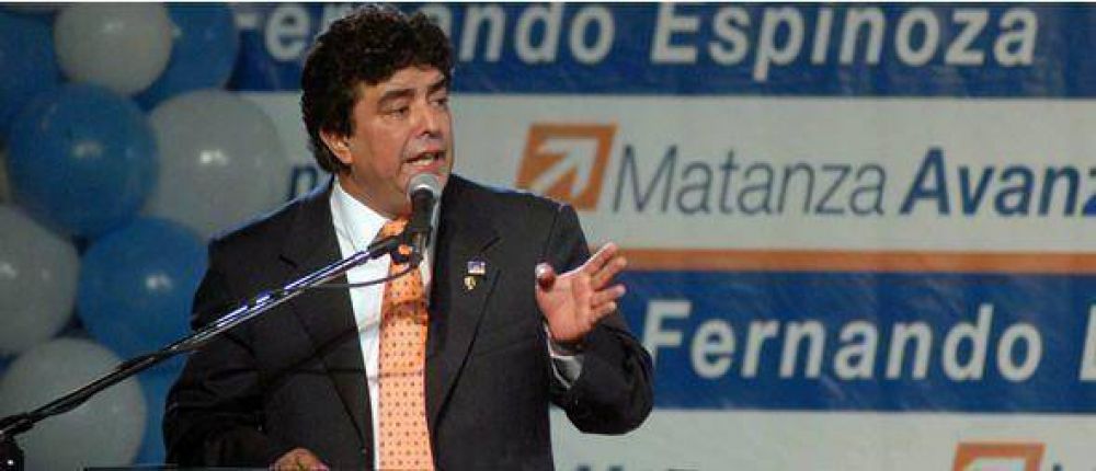 Espinoza subray� que "queda en claro la continuidad de la obra p�blica" en La Matanza