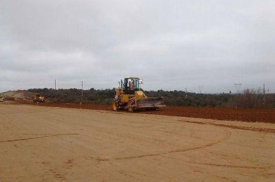 Autov�a 36: buen ritmo de obra en el by pass a Almafuerte