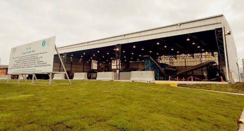 Inaugur� la primera planta de producci�n de combustible s�lido recuperado