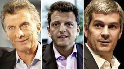 Massa, con Macri y Pe�a en la Rosada
