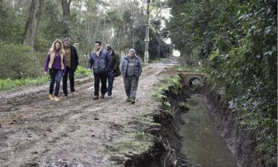 La Comuna realiza obras hidr�ulicas en la localidad de Villa Astolfi
