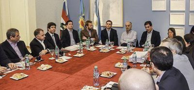 Con Ritondo, se volvi� a reunir el Comcosur