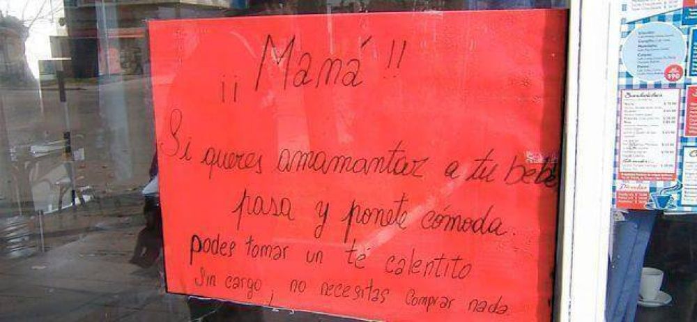 Sigue la movida solidaria: un caf� marplatense dar� un t� gratuito a las madres que quieran amamantar