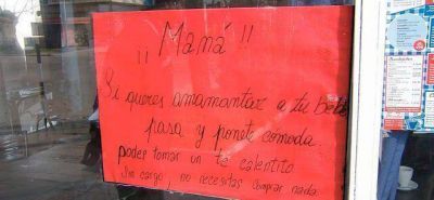 Sigue la movida solidaria: un caf� marplatense dar� un t� gratuito a las madres que quieran amamantar