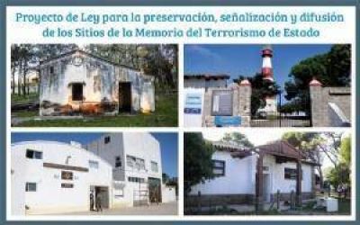 Proponen preservar y se�alizar los Sitios de la Memoria en la Provincia