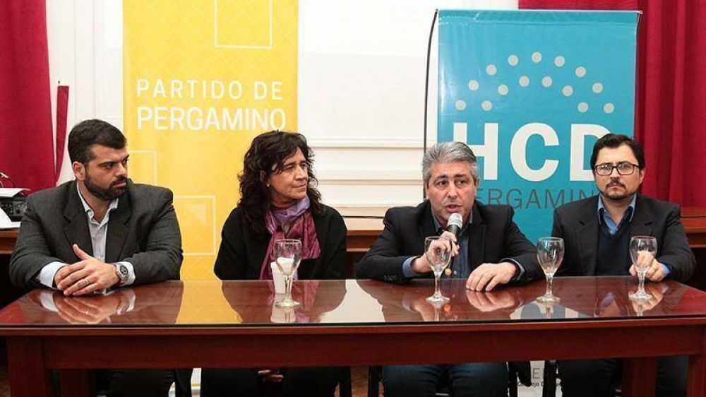 Ort�z present� en Pergamino el programa 