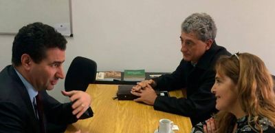 Barrera se reuni� con el titular del Pami