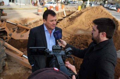Tres grandes desag�es para la ciudad de San Lorenzo