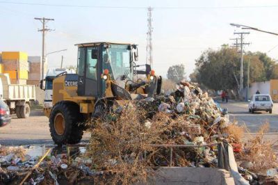 La basura que sacan del canal Benav�dez ocupa el 30% de la planta de residuos