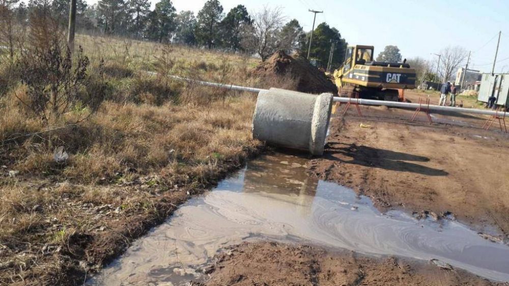 Se est� realizando la obra de cloacas en los barrios 'Pompeya' y 'Los Zorzales'
