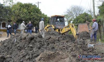 Ba�ado Sur: avanza la urbanizaci�n con la apertura de calles y arreglo el�ctrico