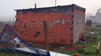 Desarrollo Social colabor� en la construcci�n de una vivienda familiar