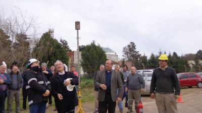 S�nchez inaugur� la obra de gas en El Parquecito B