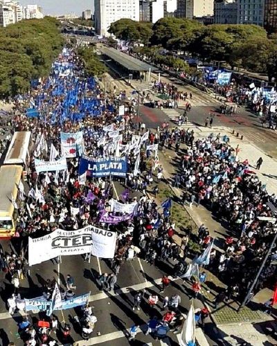 Marini, de Barrios de Pie de La Plata dijo que 