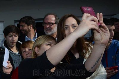 Por primera vez como gobernadora, Vidal estuvo en Olavarr�a