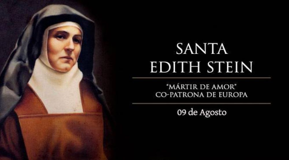 Hoy es fiesta de la carmelita Santa Edith Stein, juda convertida y vctima de los nazis