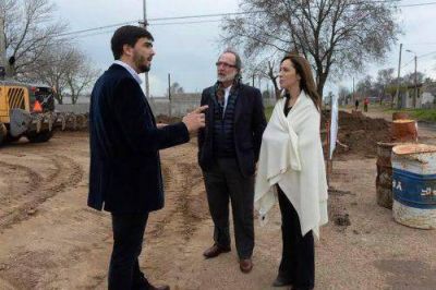 Galli recibi� a Vidal y juntos salieron a hacer timbreo