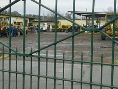 Paro de trabajadores municipales en la mayor�a de las �reas de la Comuna