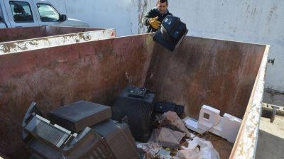 En un mes tiraron 4700 toneladas de basura voluminosa