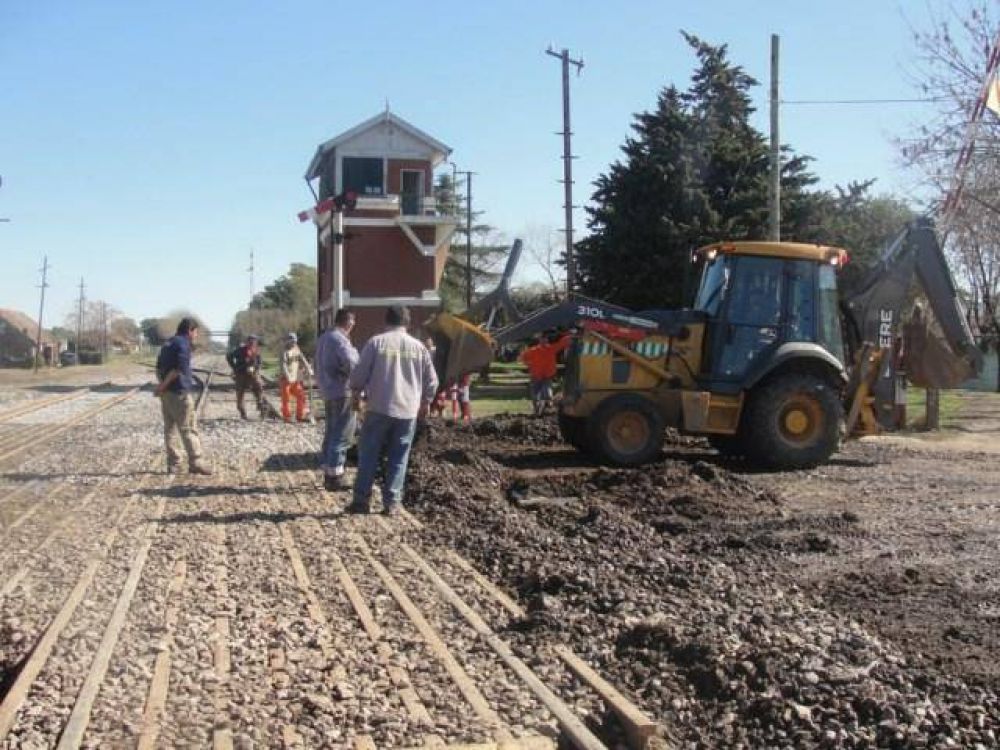 Esperan finalizar los trabajos en el paso a nivel de San Mart�n para este fin de semana