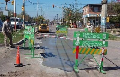 El municipio de Resistencia intensifica trabajos de bacheo