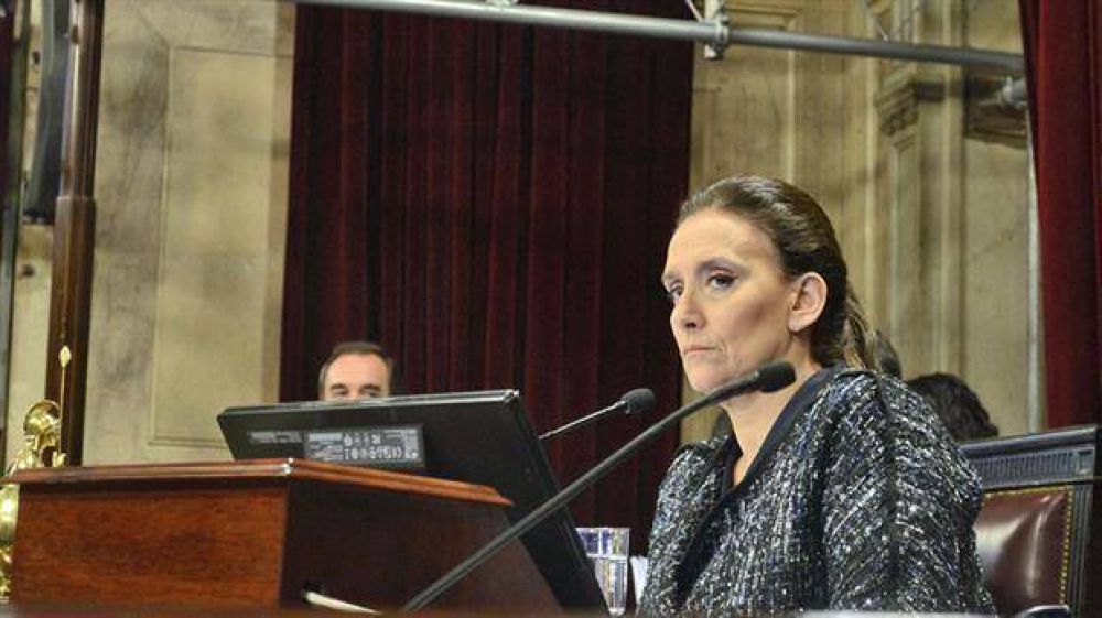 Gabriela Michetti y Miguel Pichetto mantuvieron un fuerte cruce en el Senado