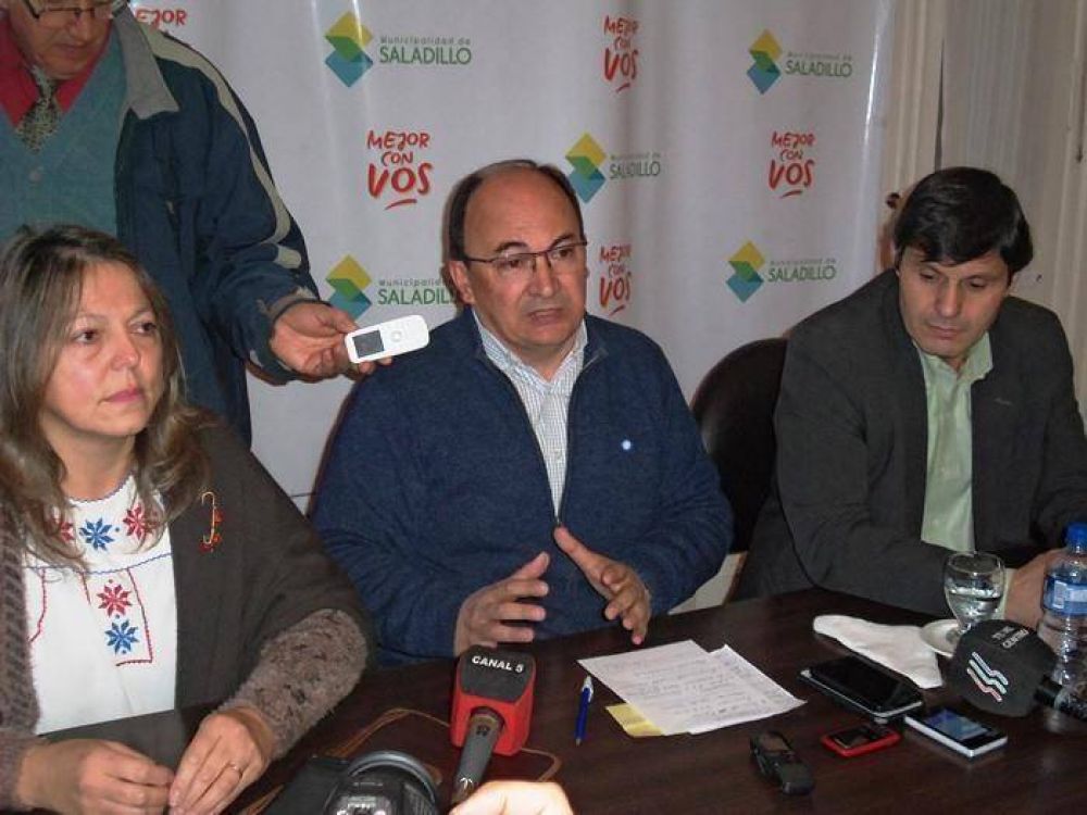 Salomn viaj a La Plata y gestion nuevas obras de Hidrulica