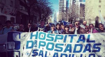 Sindicato de Salud P�blica se movilizo a La Plata