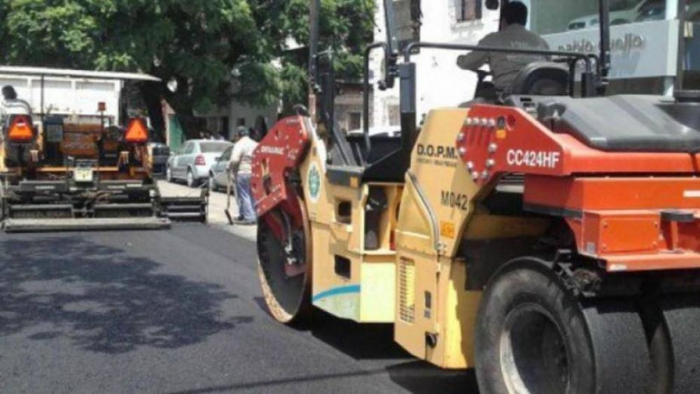 La Municipalidad lanz la repavimentacin de calles en la zona Sur