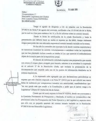 Con la excusa de que no lo notificaron con tiempo�