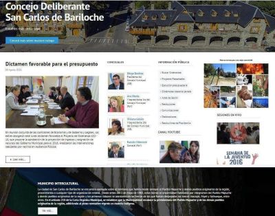 El Concejo Deliberante relanz� su sitio Web