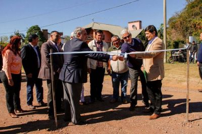 Destacaron la celeridad para finalizar el enripiado en �El Paso�