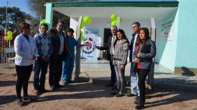 El Gobierno inaugur� la posta sanitaria en Jumial Grande