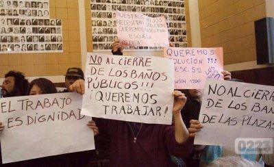 El HCD convalid� convenio de cuidadoras de ba�os p�blicos en plazas