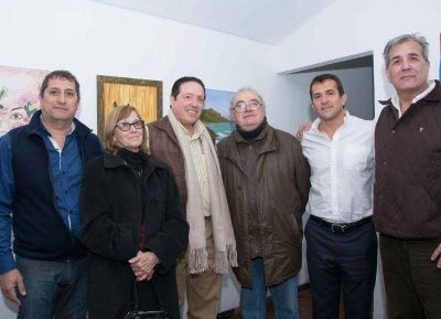 Gribaudo visit� el Centro de Jubilados de UPCN junto a Carlos Quintana