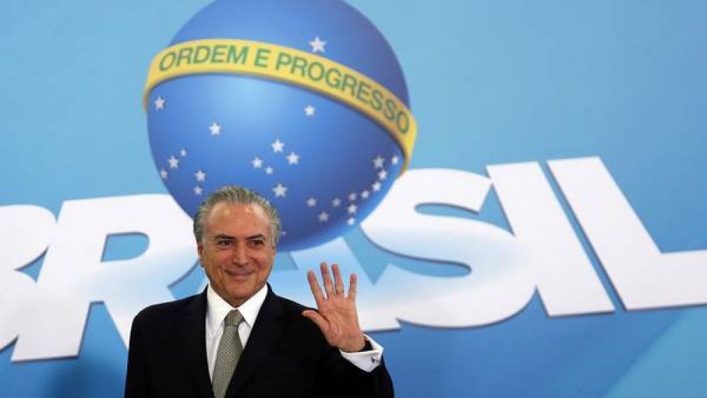 El partido de Temer, investigado por el esc�ndalo de Petrobras